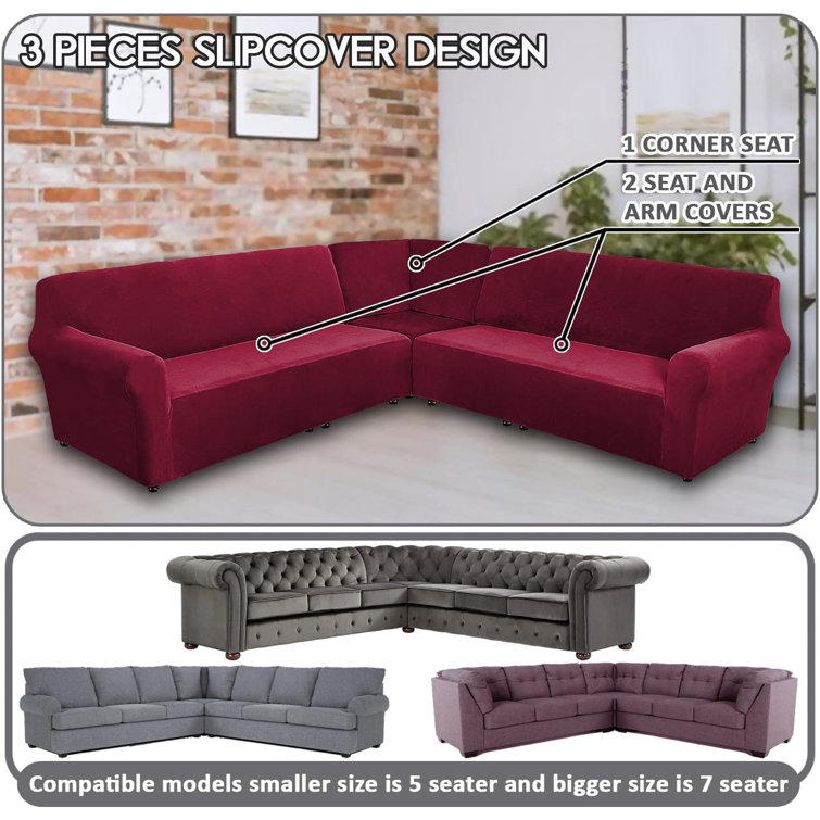 7 seater corner online sofa cover